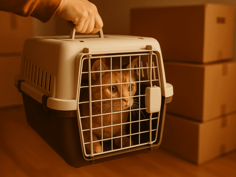 Aider son animal en cas de changement