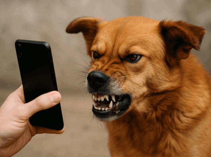 Chien refuse de communiquer